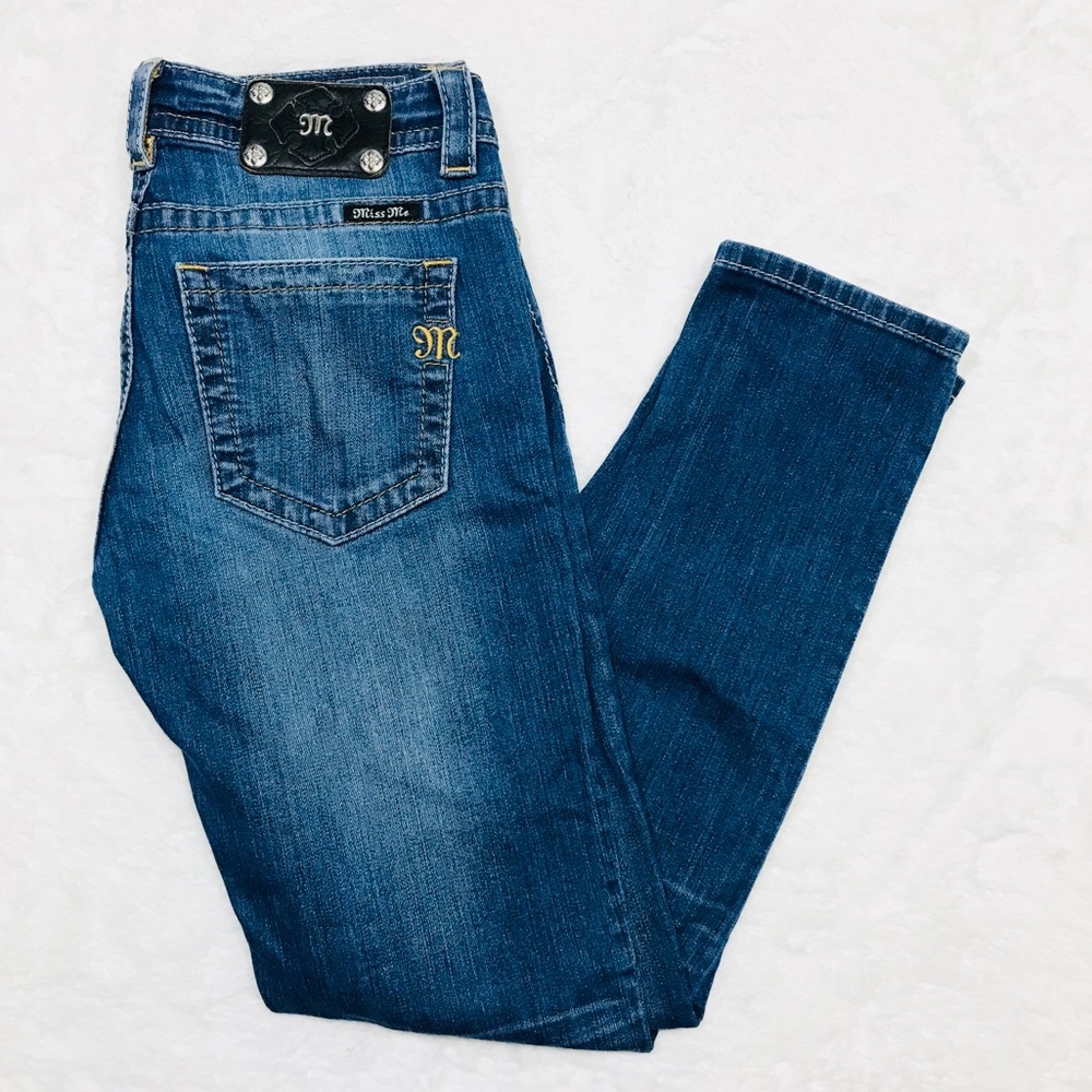 Miss me mid rise cuffed skinny jeans